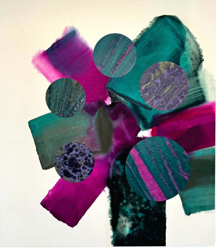 Bryan Ricci, Cobalt Raspberry Shadow, 2024