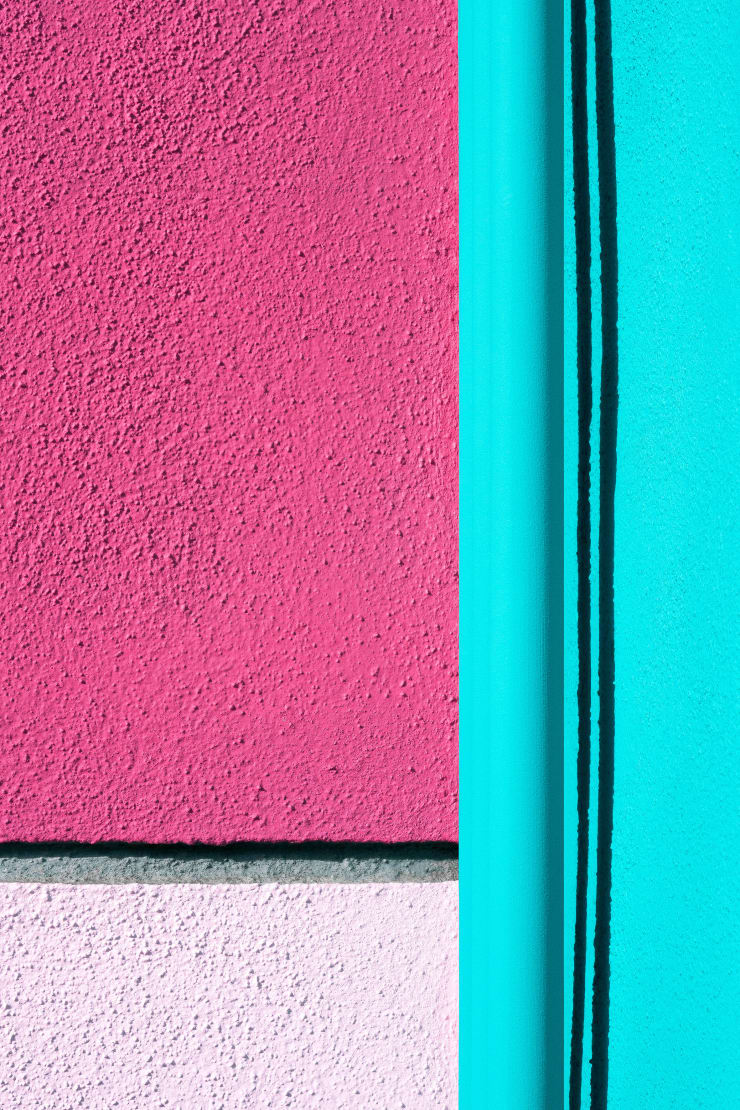 Jon Setter, Teal and Pink (Atwater Village), 2018