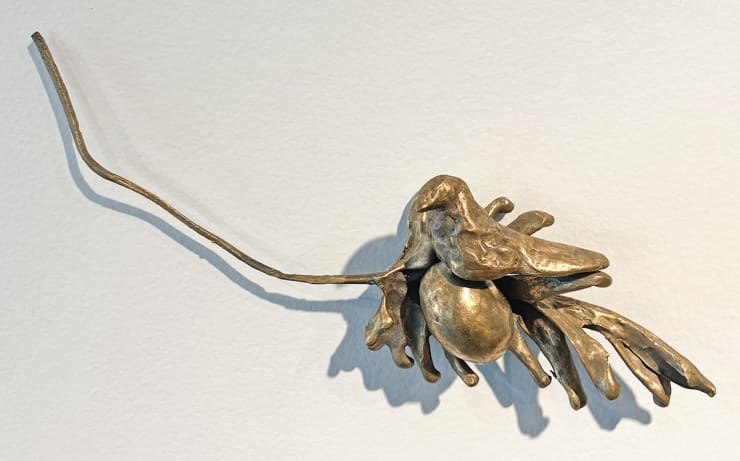Copper Tritscheller, Fig Leaf with Bird (1 of 1), 2021