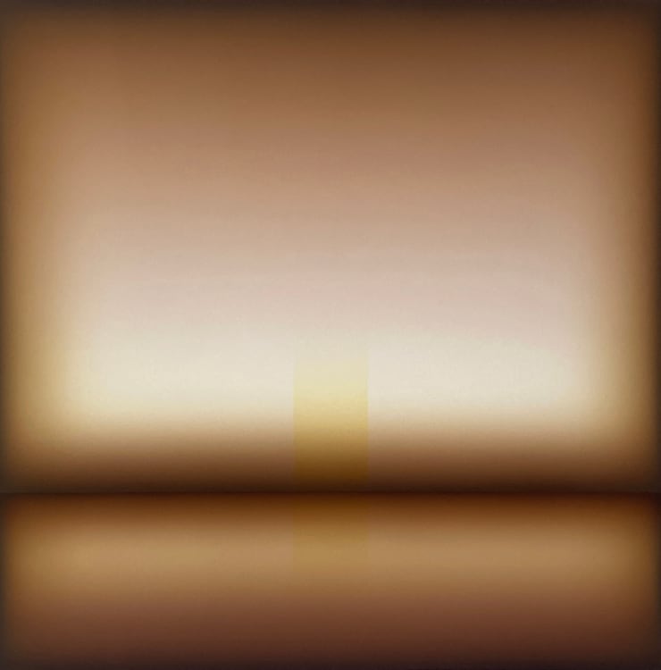 Patrick DeAngelis, Driving West Through Chords in Gold Umber, 2025