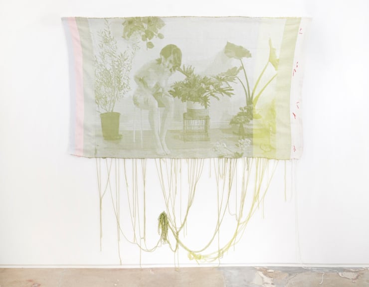 Olivia, 2023, Handwoven acrylic and cotton yarn