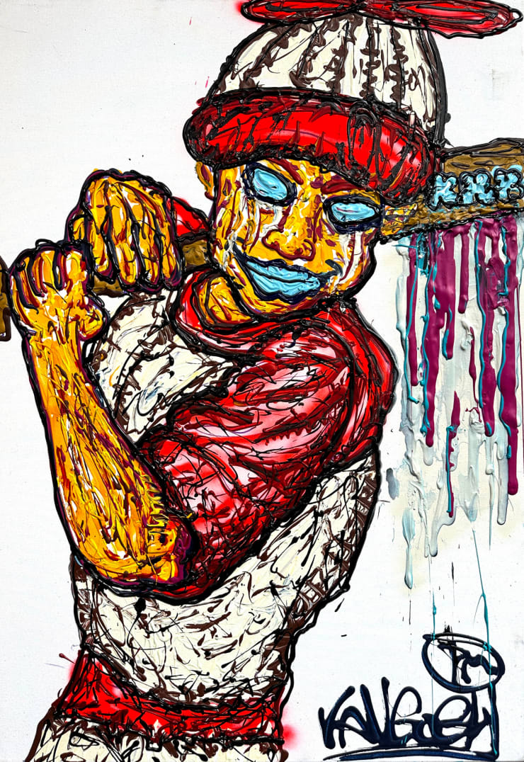 Lieuwe van Gogh, Skull Smasher, 2023