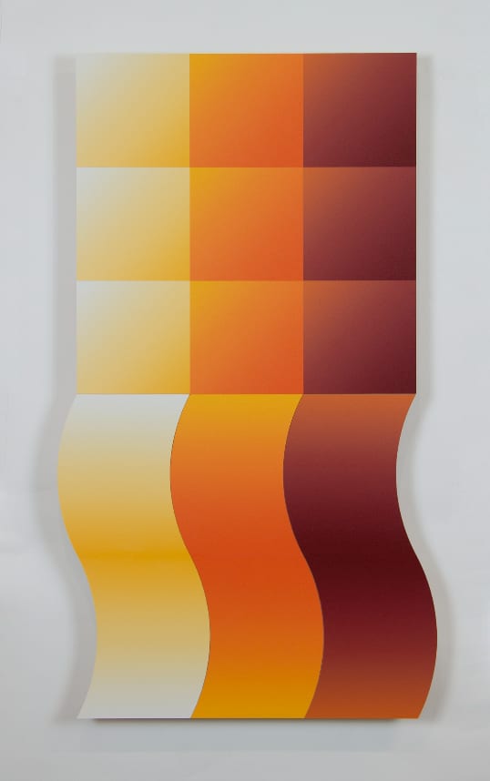 James Hillman, Panel, Broccato (Drapery), 2019