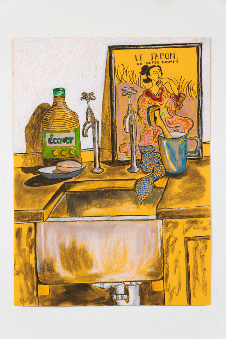 Christabel MacGreevy, Sink at Home Where I Live With Caz, 2018
