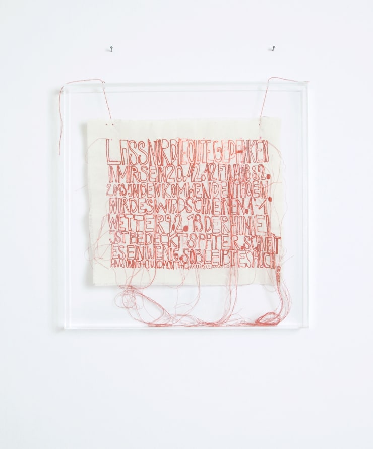 Claudia Kallscheuer, Perspex weather forecast