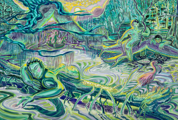 Yesiyu Zhao, Hide and Seek in the Swamp, 2023