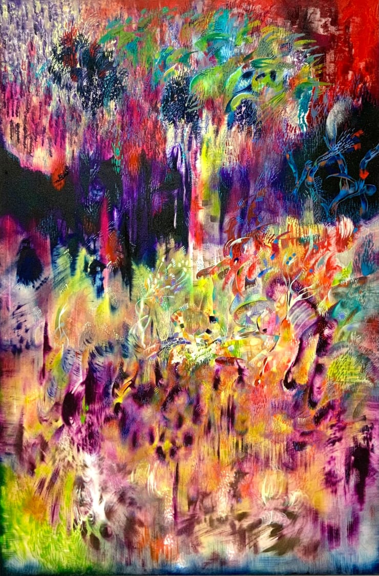 Wenhui Hao, Wildflower wildfire, 2024
