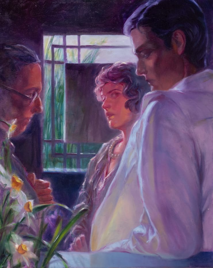 Theresia Zhang, Where His Eyes Rest (The Painted Veil, 1925), 2025