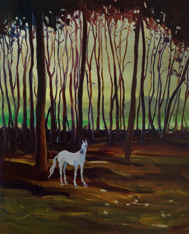 Alice Brasser, Woodland – White Horse, 2025