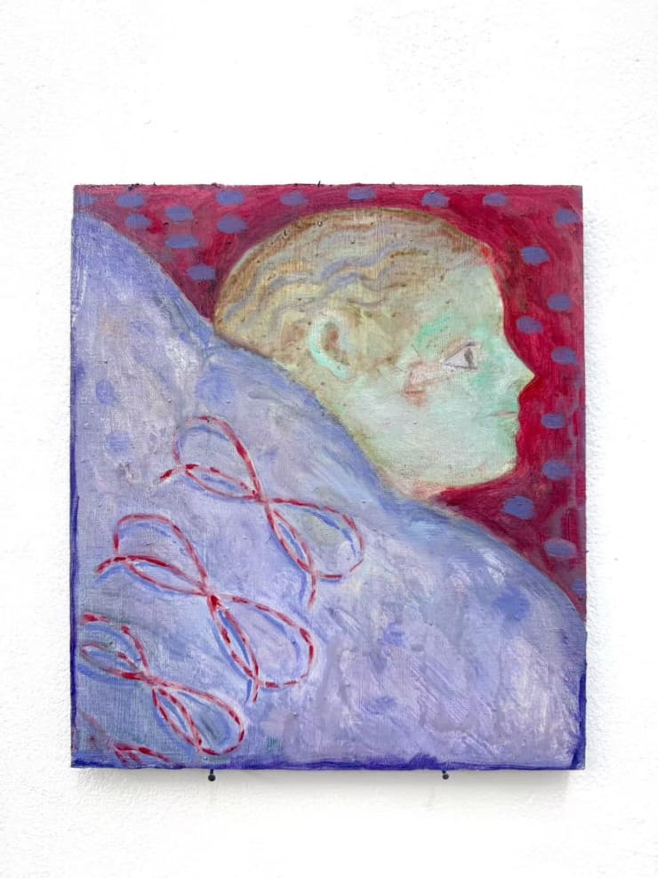 Jiayu Wei, Purple Puffer Coat, 2025