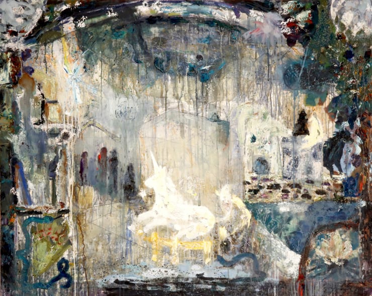 Zan Wang, The Black Shore with the Long Moon, 2021