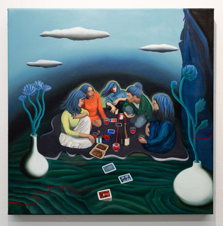 Jessica Wee, Take-out and Tarot, 2023