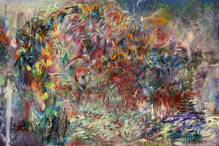 Wenhui Hao, Snow Falls on Fireworks, 2024