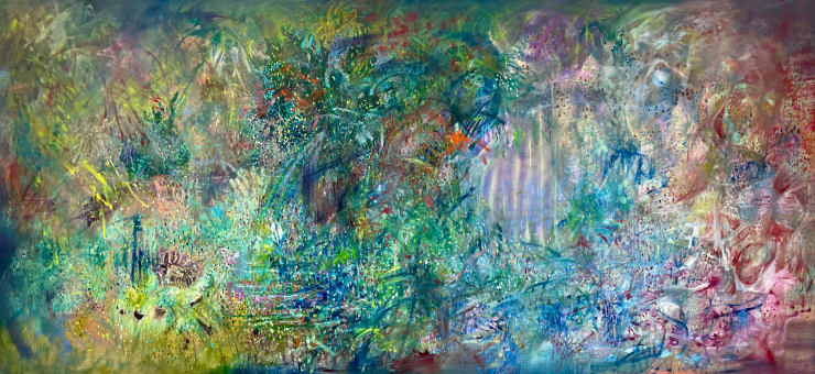Wenhui Hao, Bamboo leaf green, 2024