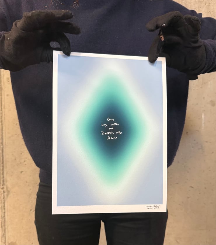 .COME LAY WITH ME INSIDE MY DREAMS (GREEN) - A4 TEST AP £75