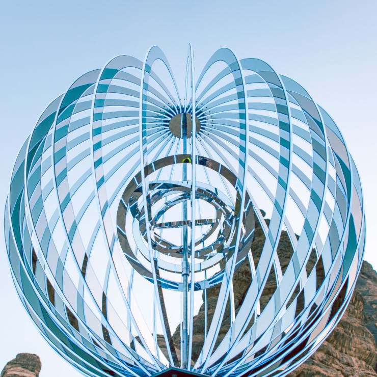 Frequency Of The Moon, 4M - Desert Installation