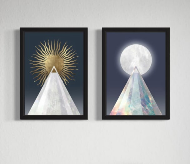 .Solar + Luna A2 unframed - PP- £650 for both