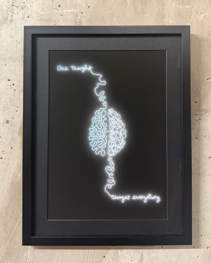 .One Thought - A4 Test AP Framed - £150