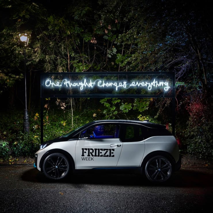 One Thought Changes Everything - BMW X Frieze collaboration