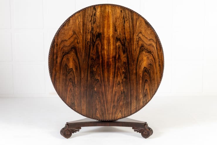 19th Century Scottish Regency Rosewood Centre Table
