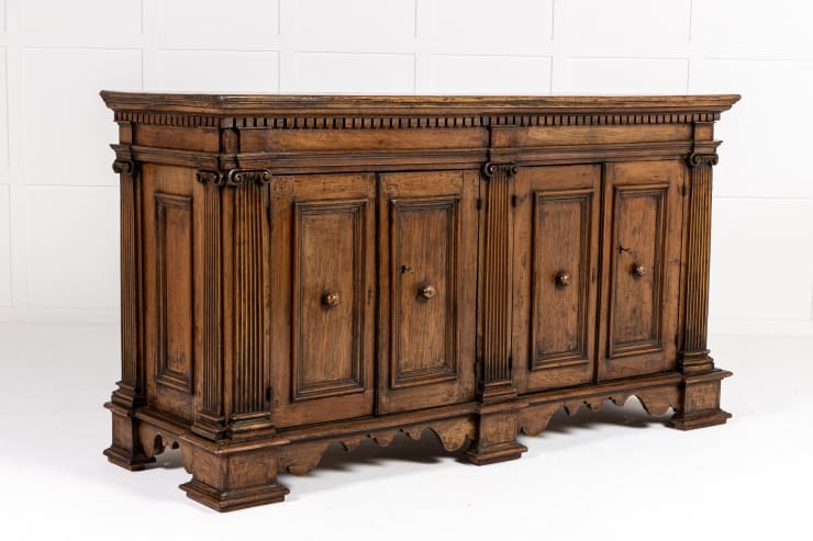 18th Century Italian Walnut Sideboard/Cabinet