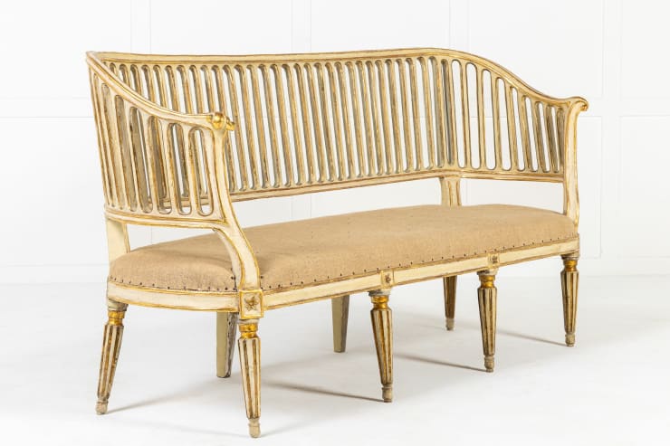 18th Century Italian Painted Settee
