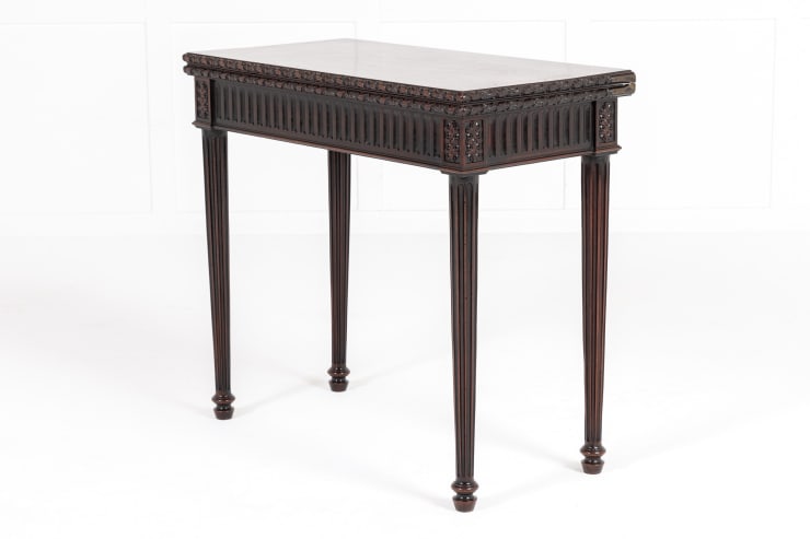 18th Century George III Mahogany Tea Table