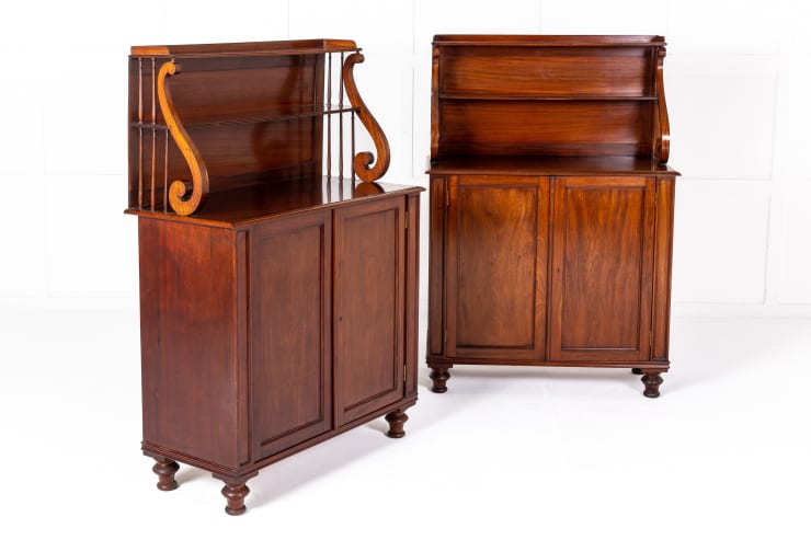 Pair of 19th Century Regency Mahogany Chiffoniers