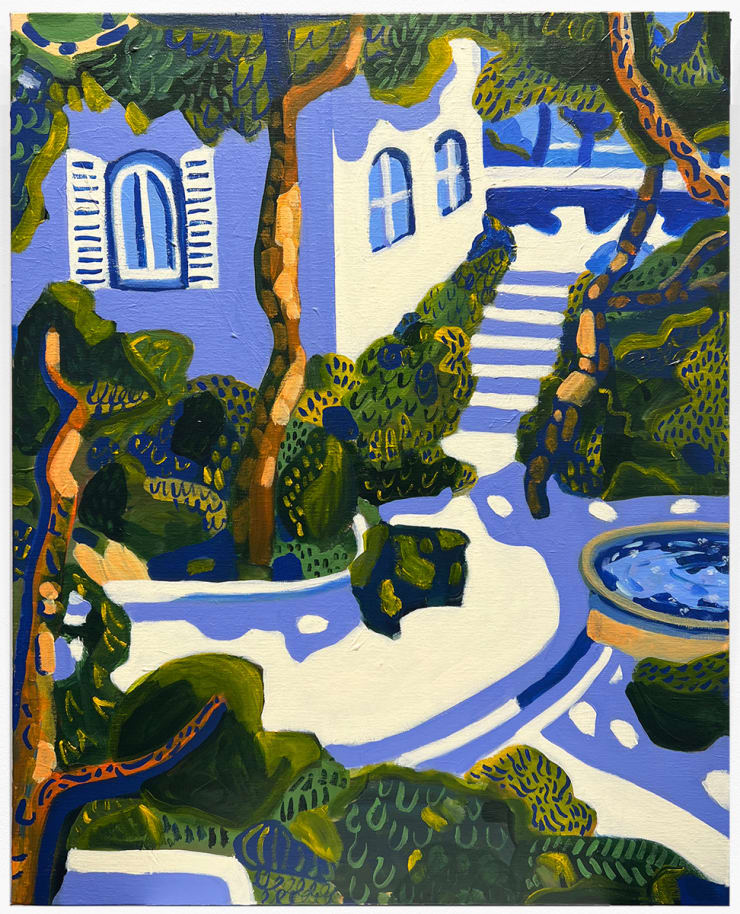 Près de la fontaine