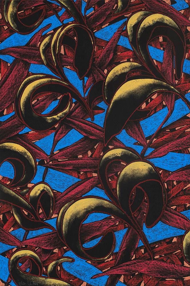 Julien Colombier, Blue Zig Zag, 2024