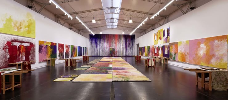 Hermann Nitsch, Installation View: Hermann Nitsch - New Works @ nitsch museum, 2020