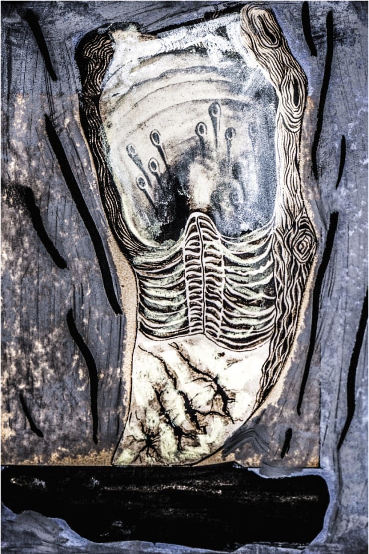 Sofia Borges O avesso irrevelável / The reversed unrevealable, 2019 Printed and mounted in January 2020, signed by the artist. Pigment print on Hahnemühle Ultra Smooth Rag 305g paper 304 x 200 cm 119 3/4 x 78 3/4 in Edition of 2 plus 1 artist's proof