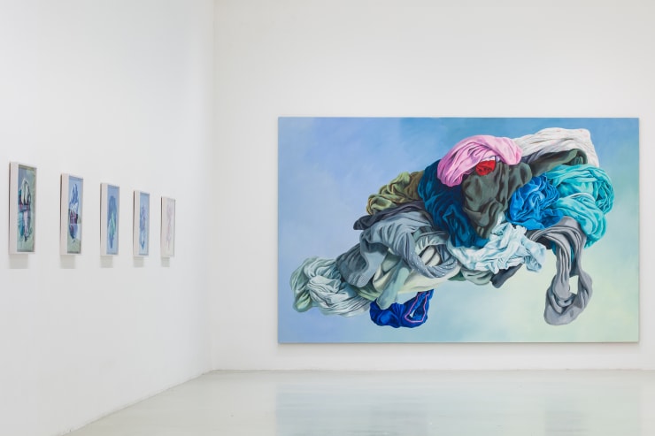 Alina Kunitsyna Installation View III: Helium ecstasy, 2019
