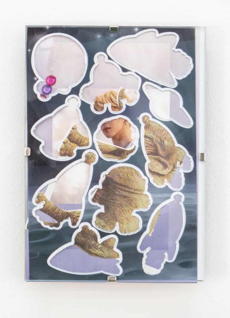 Nana Mandl lost lover, 2021 mixed media collage on paper 15 x 10 cm 5 7/8 x 4 in