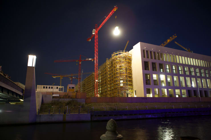 "Choreography for Crane" Performance at 9th Berlin Biennale