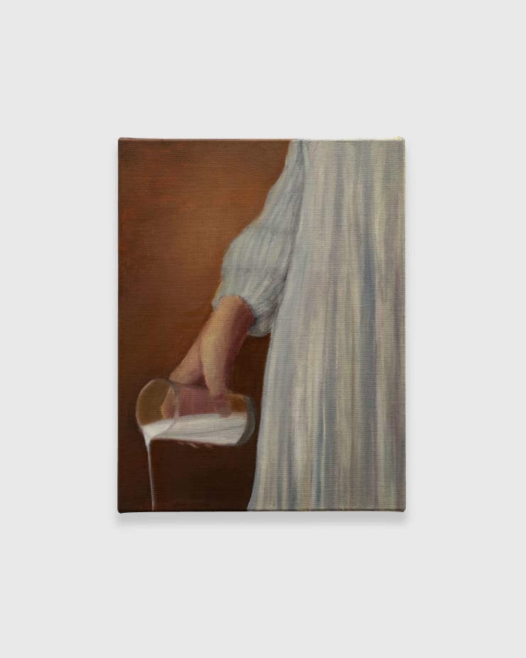 Marc Henry Bye Bye Stimuli, 2024 oil on linen 65 x 50 cm. 25 5/8 x 19 3/4 in.