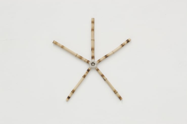 Tiago Tebet Social Pipe II, 2018 Bamboo 40 x 45 x 2 cm 15 3/4 x 17 3/4 x 3/4 in