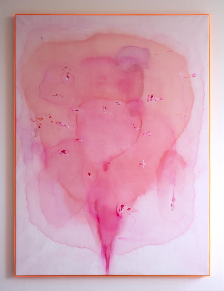 Ville Kylätasku, When Butterflies Turn To Dust, 2017 Oil on Canvas with plexiglass frame 200 x 150 cm 78 3/4 x 59 1/8 in