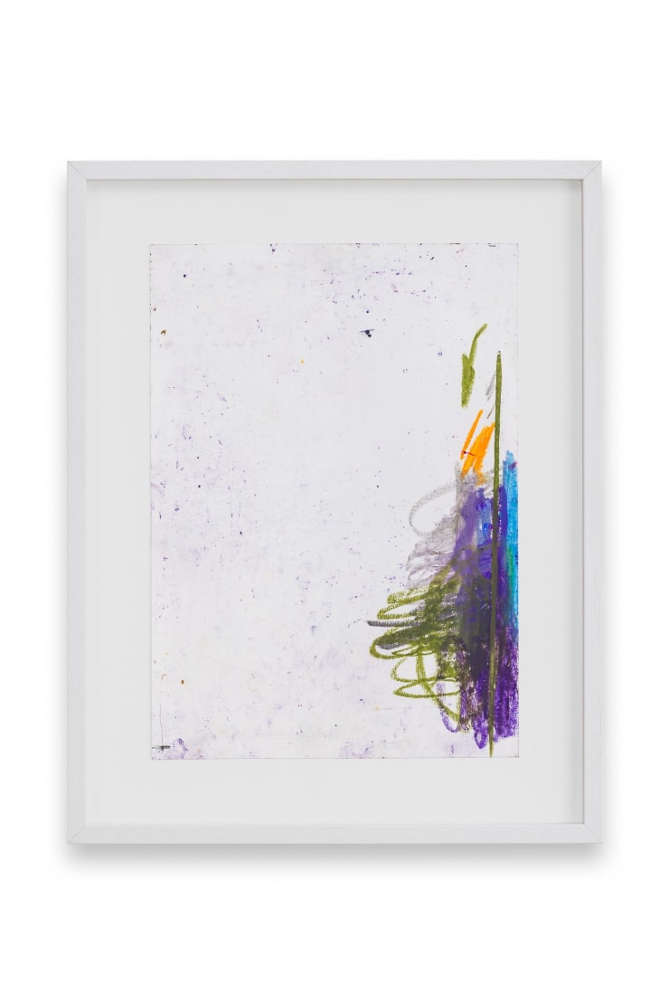 Hermann Nitsch O.T., 2020 Ölkreide auf Papier 21 x 29 cm 8 1/4 x 11 3/8 in