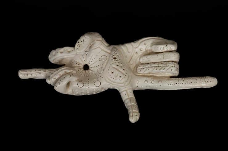 Rodrigo Valenzuela Mueca #12, 2024 Ceramic 35 x 17 x 9 cm 13 3/4 x 6 3/4 x 3 1/2 in