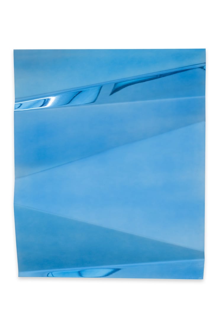 Hannah Perry All Over Your Face, 2023 Stainless steel 95 x 80 x 5 cm 37 3/8 x 31 1/2 x 2 in