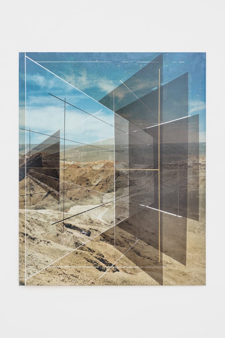 Rodrigo Valenzuela New Land C020, 2025 Acrylic and Toner on Canvas 150.5 x 120.5 cm 59 1/4 x 47 1/2 in