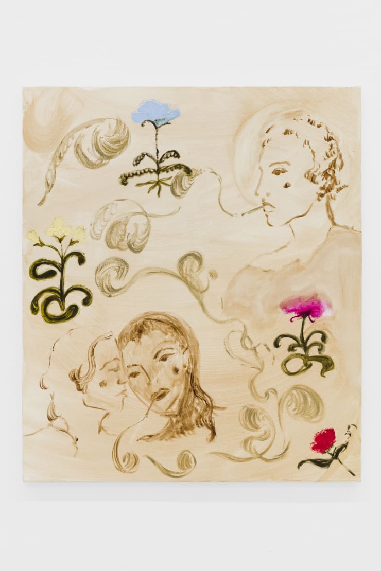 Faye Wei Wei Love Is a Lullaby, 2020 Oil on canvas 107 x 91 cm 42 1/8 x 35 7/8 in