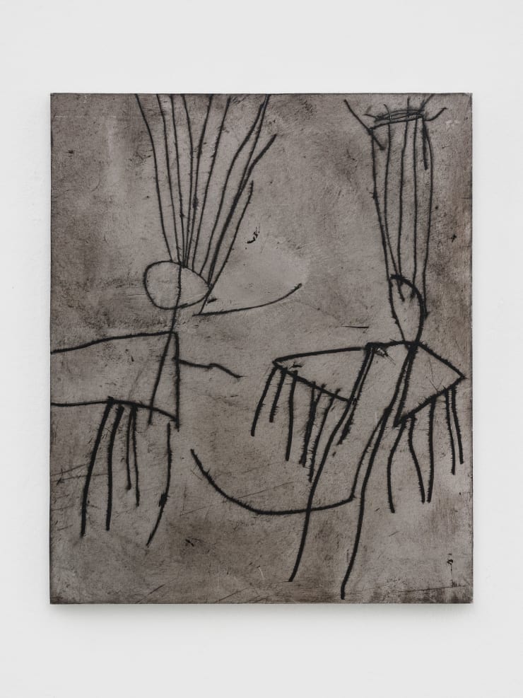 Paco Koenig YOU PUT YOUR ARMS AROUND ME, 2026 oil on aluminium 48 x 40 cm 18 7/8 x 15 3/4 in