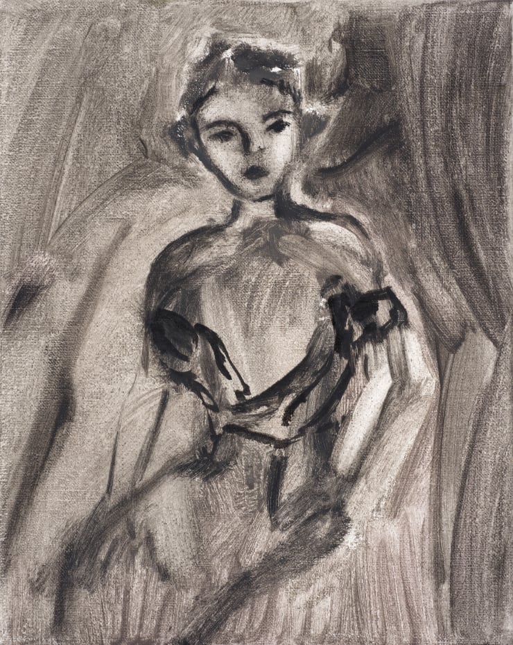 Faye Wei Wei Prince First Love, 2019 Oil on Canvas 31 x 26 cm 12 1/4 x 10 1/4 in