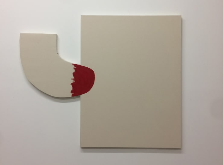 James English Leary Painted Entrance , 2016 Acrylic on shaped canvas 144.8 x 119.4 cm 57 x 47 in