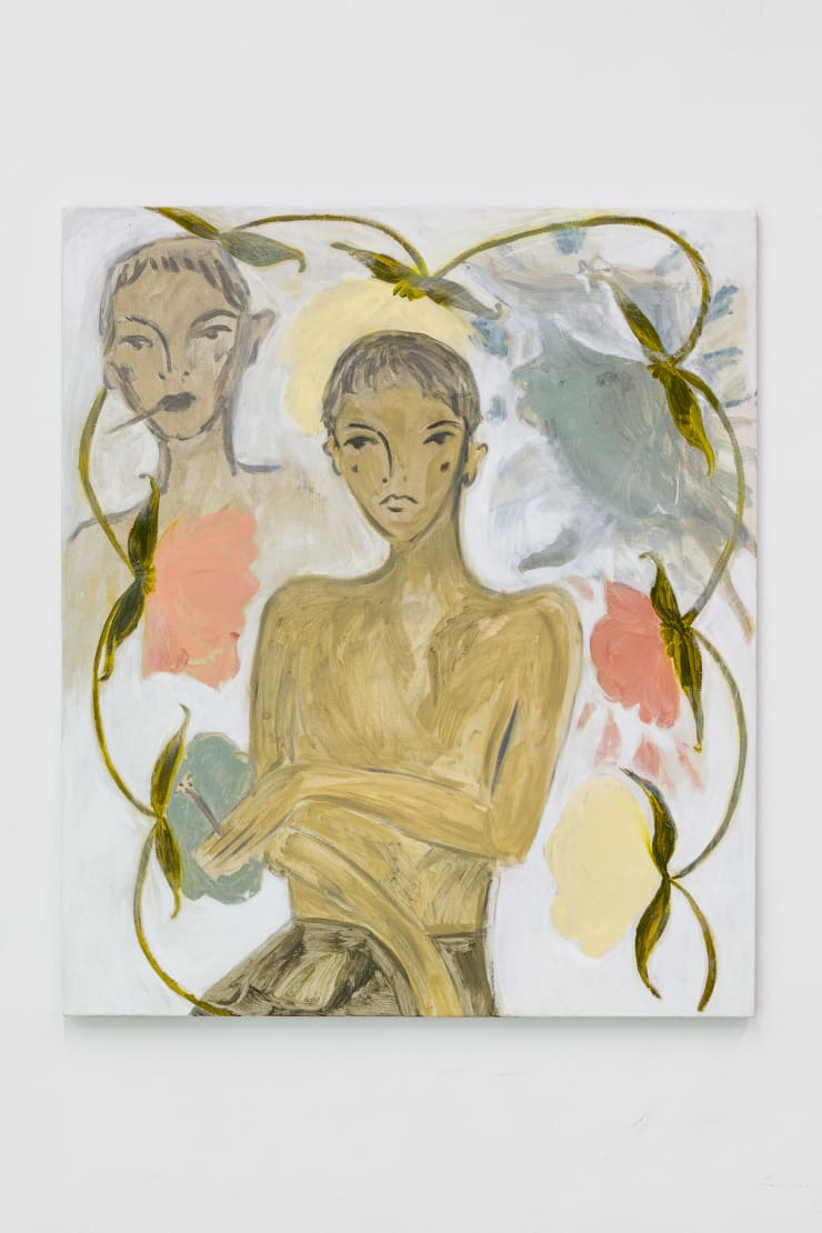 Faye Wei Wei Sonnet for A Winter Flower, 2020 Oil on linen 107 x 91 cm 42 1/8 x 35 7/8 in