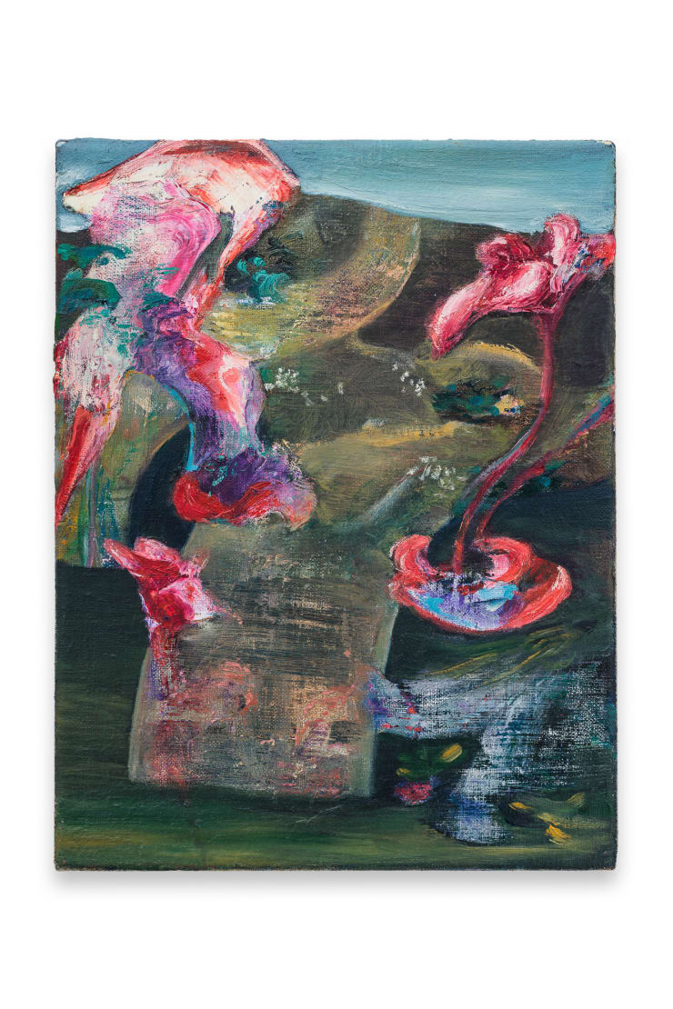 Clément Bedel Echoes of impermanence 5/6, 2025 oil on canvas 30 x 23 cm 11 3/4 x 9 in