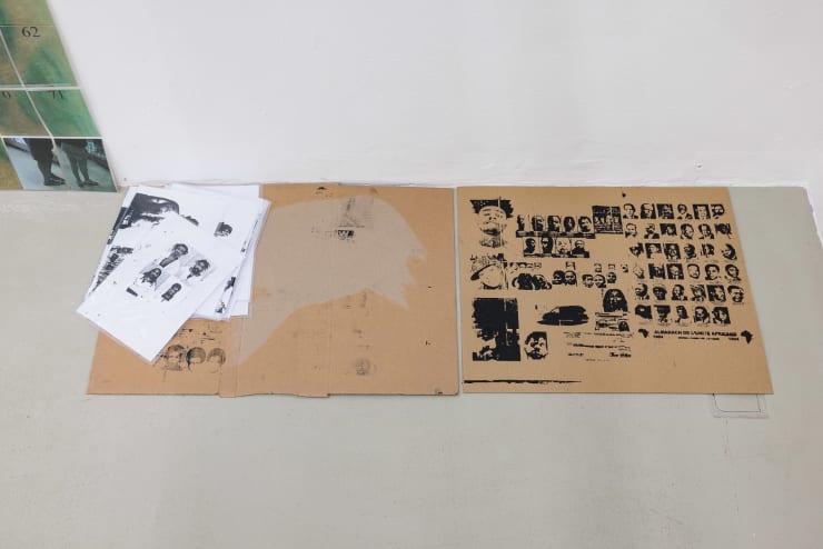 Allen-Golder Carpenter Streets, 2025 silkscreen print on cardboard 51 x 134 cm 20 1/8 x 52 3/4 in