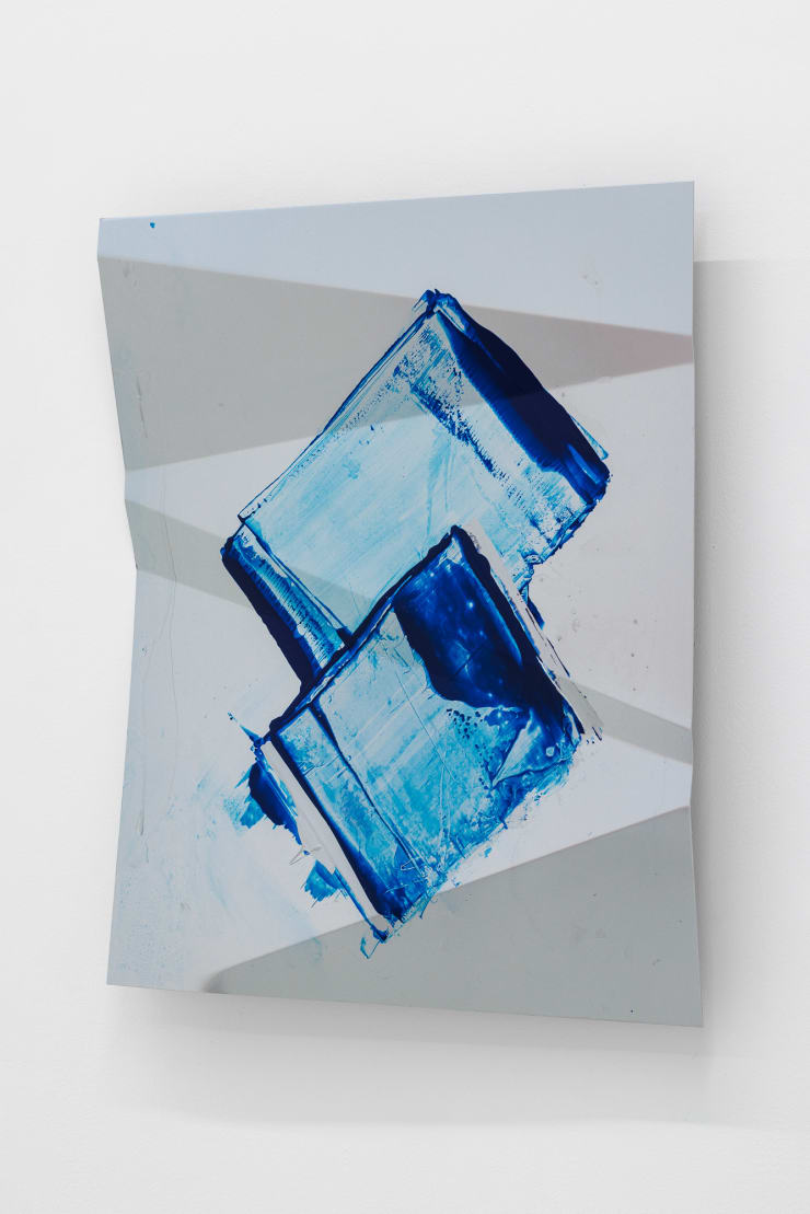 Hannah Perry On the Bonnet (two), 2023 Aluminium, autobody wrap, acrylic paint 95 x 80 x 15 cm 37 3/8 x 31 1/2 x 5 7/8 in